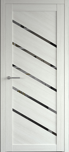 Дверь Сингапур-5                                                                    ширина 80 см
                                                                                                    Белый кипарис                                                                                                    Эко-шпон                                                                                                    Зеркало